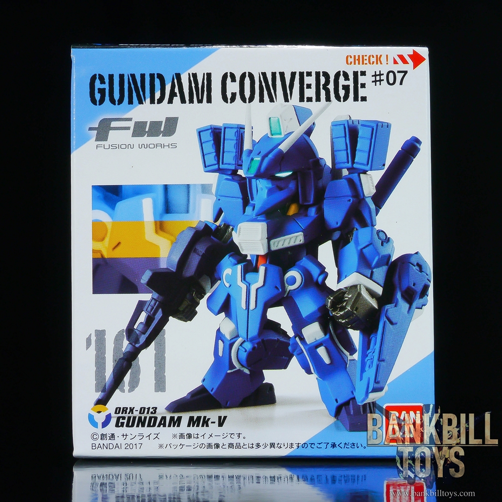 กันดั้ม Bandai Candy Toy FW Gundam Converge #07 No.161 ORX-013 Gundam Mk-V
