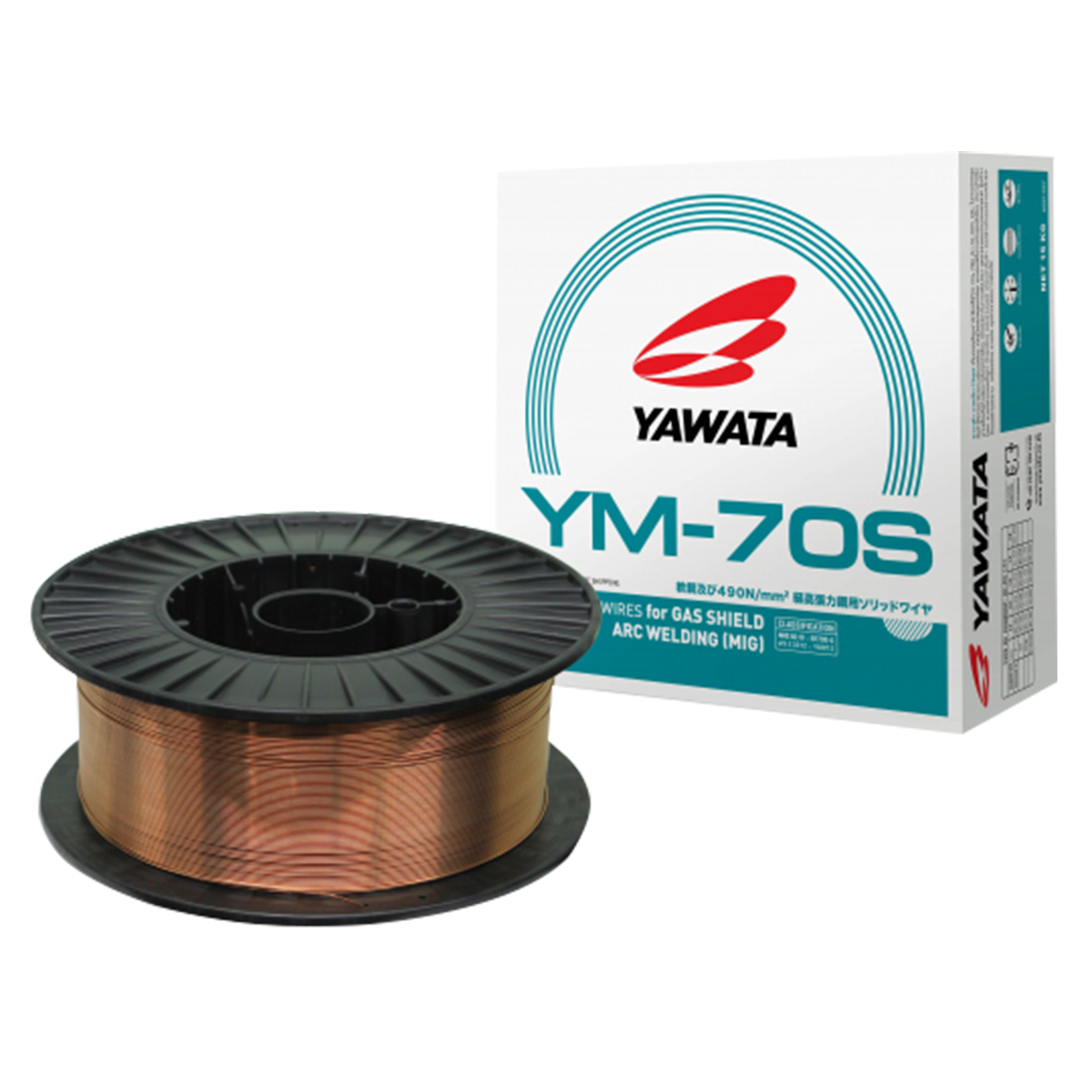 YAWATA ลวดเชื่อมยาวาต้า CO2.MIG YM-70S 0.8mm. 15Kgs. (กล่อง)