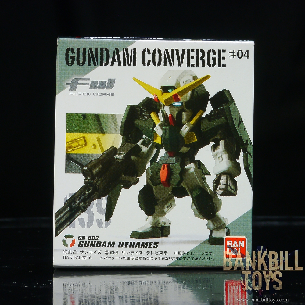 กันดั้ม Bandai Candy Toy FW Gundam Converge #04 No.139 GN-002 Gundam Dynames