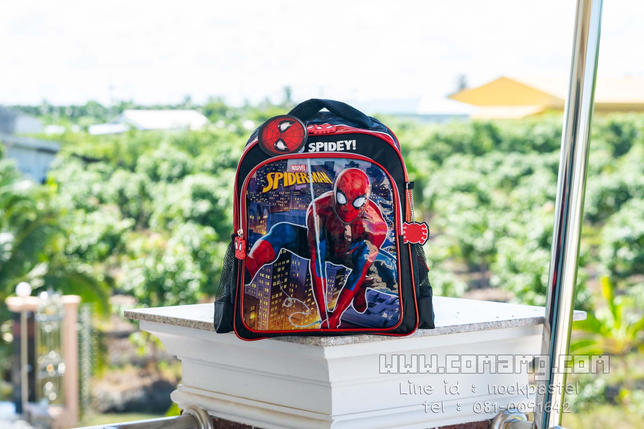 กระเป๋าสะพายหลังสไปรเดอร์แมน 12/13/14 นิ้ว (Spider-man) ลิขสิทธิ์แท้