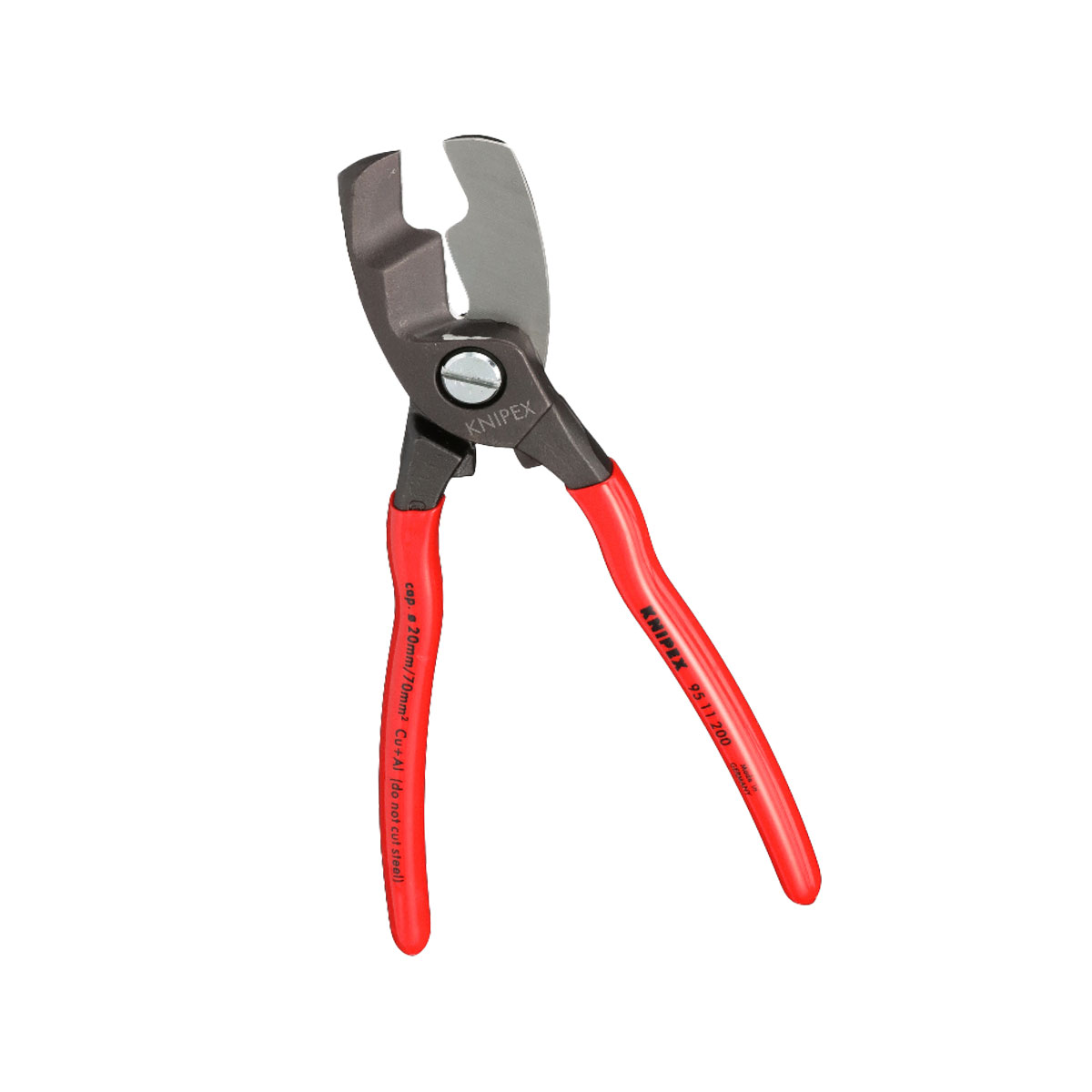 KNIPEX กรรไกรสำหรับสายไฟหรือสายเคเบิ้ล (200mm.) NO.95 11 200