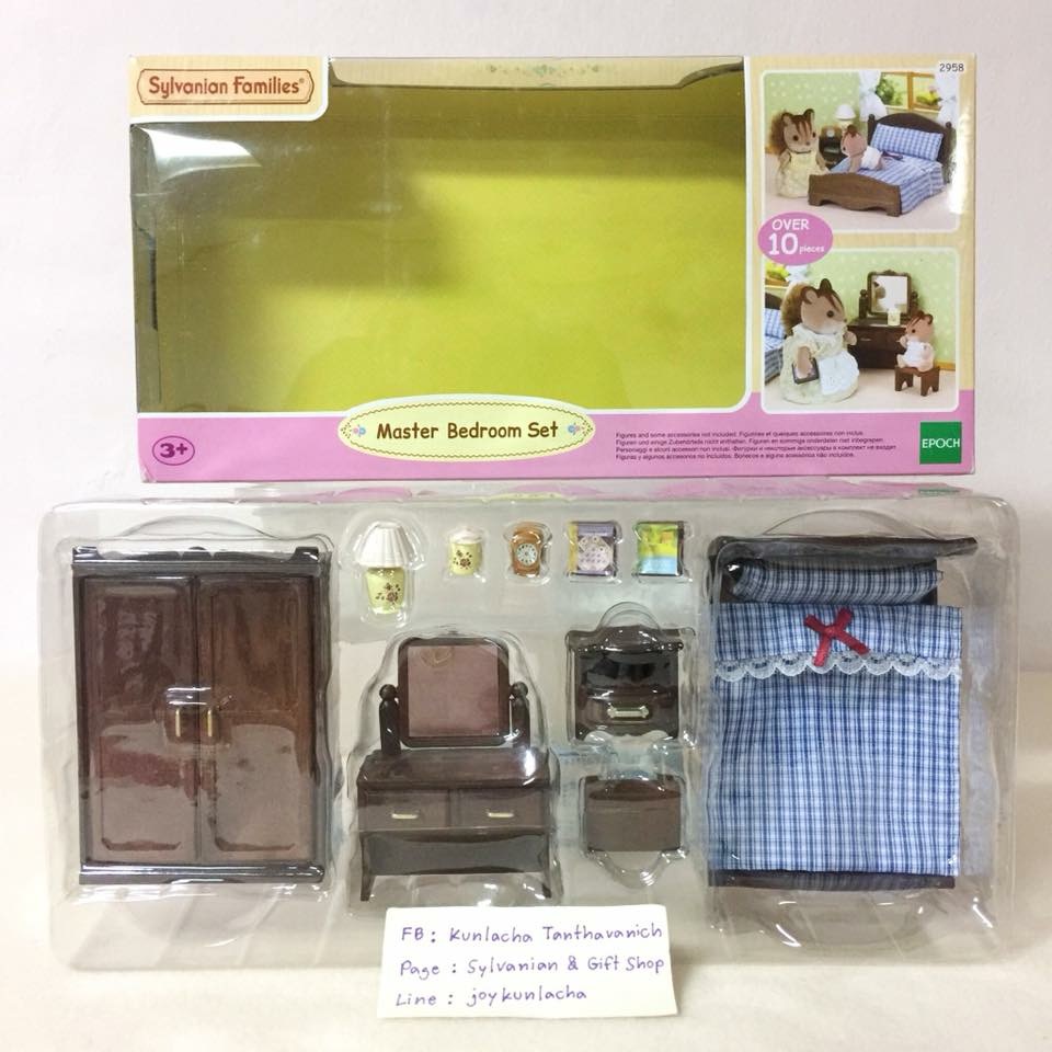 เฟอร์นิเจอร์ห้องนอนใหญ่คลาสสิก ซิลวาเนียน Master Bedroom Set : Sylvanian Families