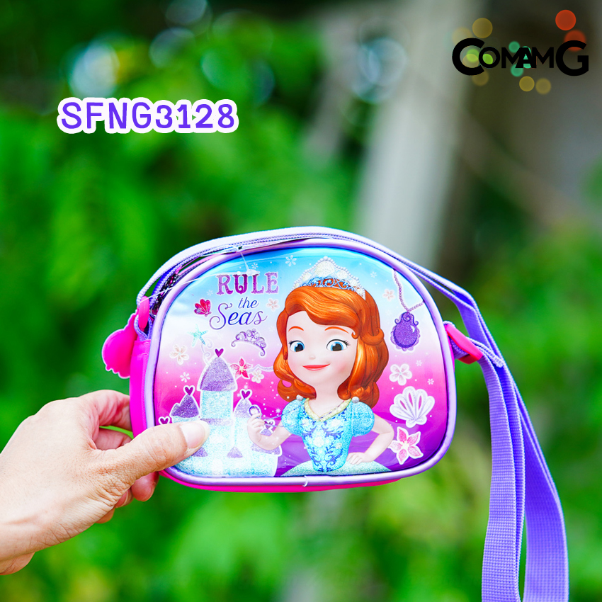 กระเป๋าสะพายข้างเจ้าหญิง กระเป๋าเด็กผู้หญิง ลายลิขสิทธิ์แท้