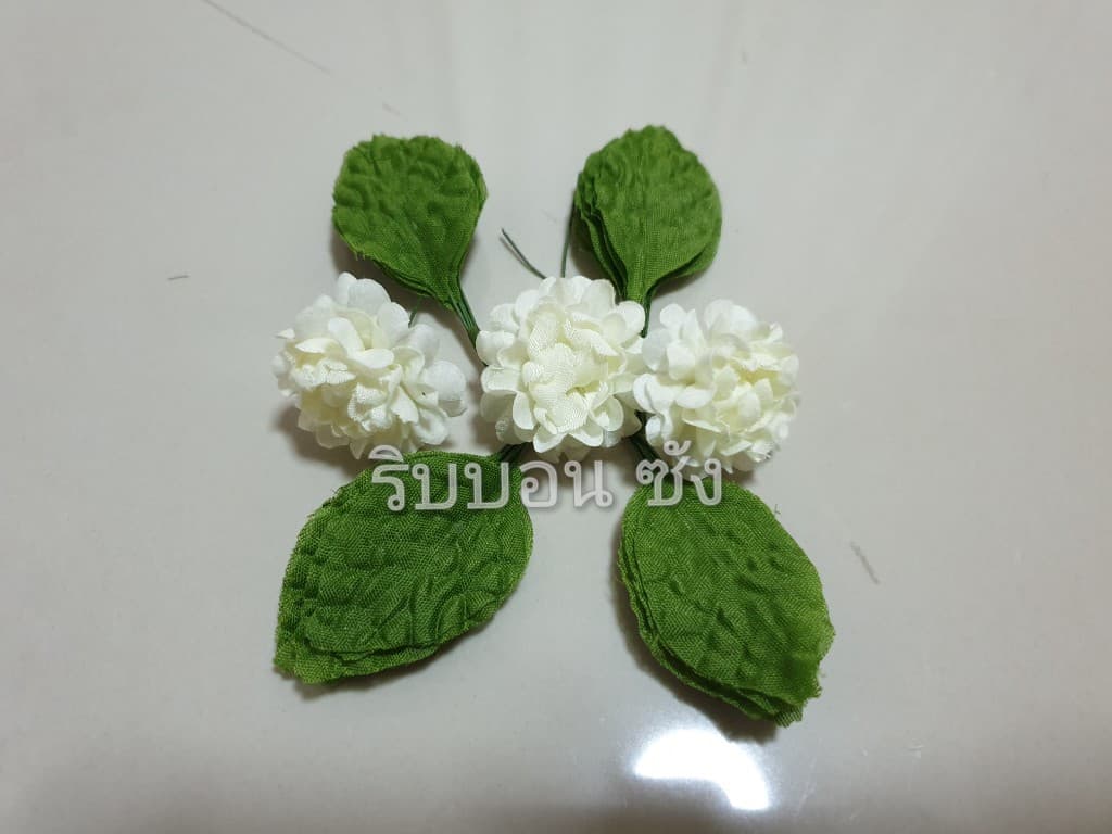 ใบมะลิปลอม ใบมะลิผ้า ใบไม้ตกแต่ง ใบผ้า