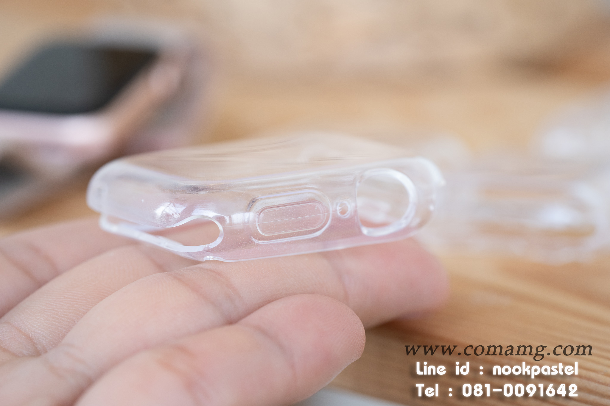 เคสซีลีโคนปิดหน้า Apple watch แบบซีลีโคนใสนิ่ม