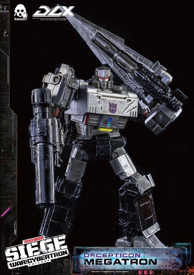 เปิดรับPreorder มัดจำ 1300 บาท Threezero x Hasbro : DLX Megatron LED Illuminated Eyes and Body *