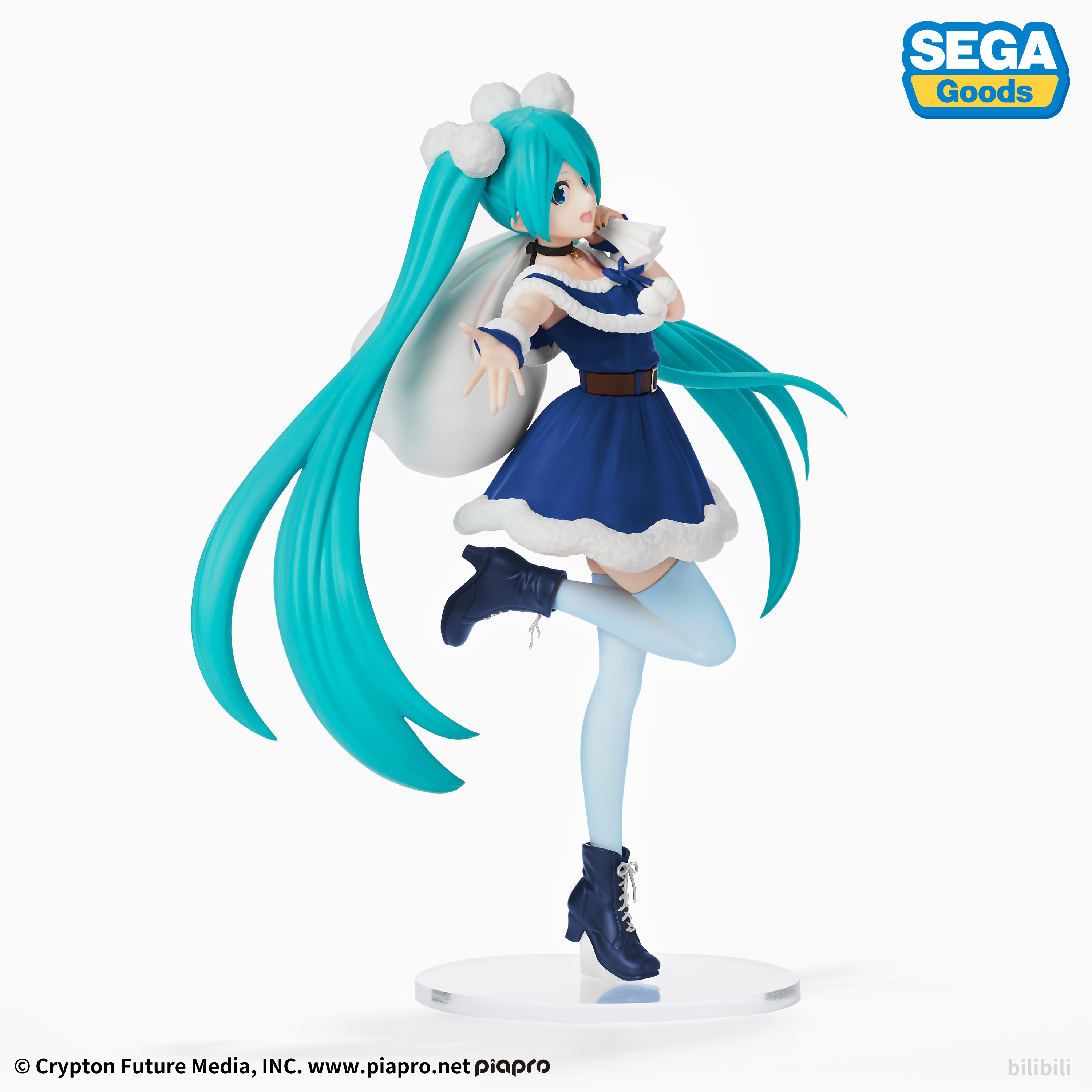 (Preorder ถึงวันที่3/1/2022) เปิดรับPreorder มีค่ามัดจำ 200 บาท SPM Figure Hatsune Miku Blue Christmas Ver 4580779503613