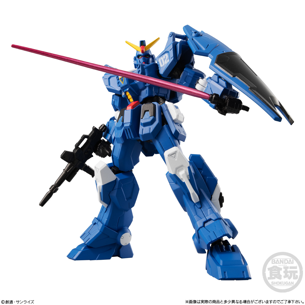 กันดั้ม Bandai Candy Toy Mobile Suit Gundam G Frame EX04 RX-79BD-2 Blue Destiny Unit 2 & RX-79BD-3 Blue Destiny Unit 3 Set