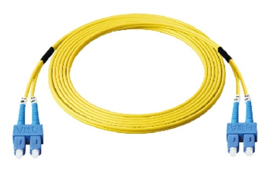 UFP966D26-05 Fiber Optic SC-SC Patch Cord OS2, Duplex Single-mode, (2.0 mm Jacket)/UPC-APC, Lengths 5 m.