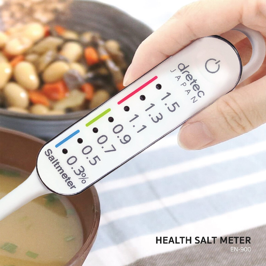 เครื่องวัดความเค็มในอาหาร (Health salt meter) Dretec EN900 by Hatari Technology