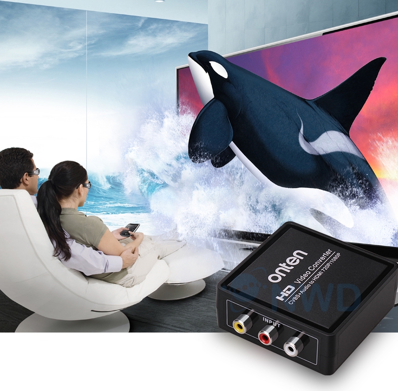 ตัวแปลงสัญญาณ OTN-5107 (CVBS to HDMI)