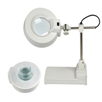 โคมไฟแว่นขยายหนีบโต๊ะ 20X ( กำลังขยาย 20เท่า ) โคมไฟ โคมไฟแว่นขยาย Lamp Magnifier 20X Clamp Magnifying Lamp