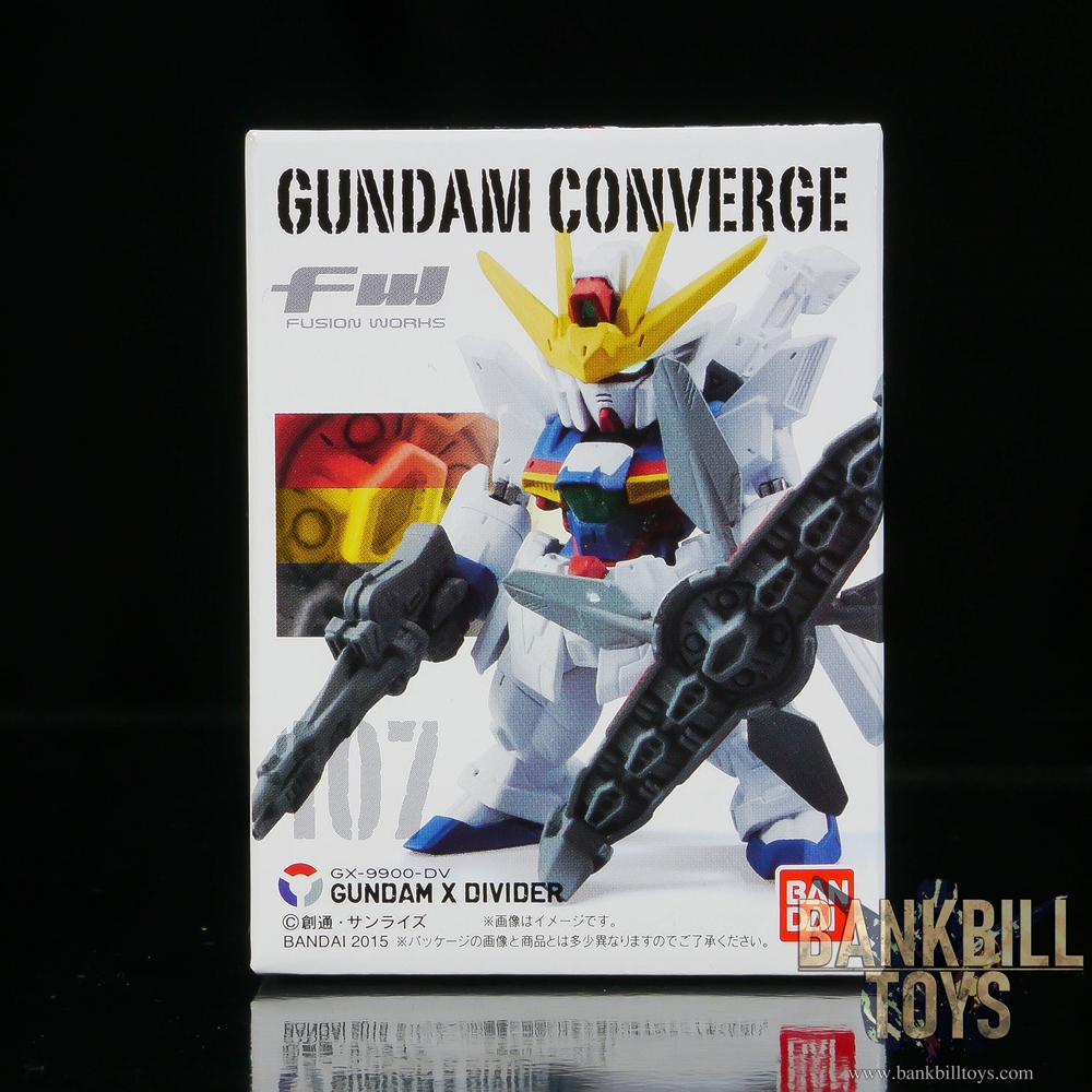 กันดั้ม Bandai Candy Toy FW Gundam Converge 18 No.107 GX-9900-DV Gundam X Divider