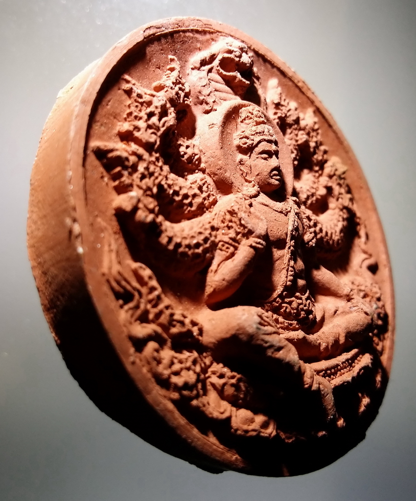 รหัสสินค้า จตุคามรามเทพ 154 พระเทวราชโพธิสัตว์จตุคามรามเทพ หลวงพ่อยุทธ วัดถ้ำนิรภัย รุ่นจ้าวยุทธจักร มาพร้อมใบกำกับเดิมจากวัด