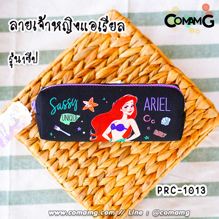 กระเป๋าดินสอ ที่ใส่ดินสอ กระเป๋าเครื่องเขียน ผ้าแคนวาส ลายการ์ตูนลิขสิทธิ์แท้