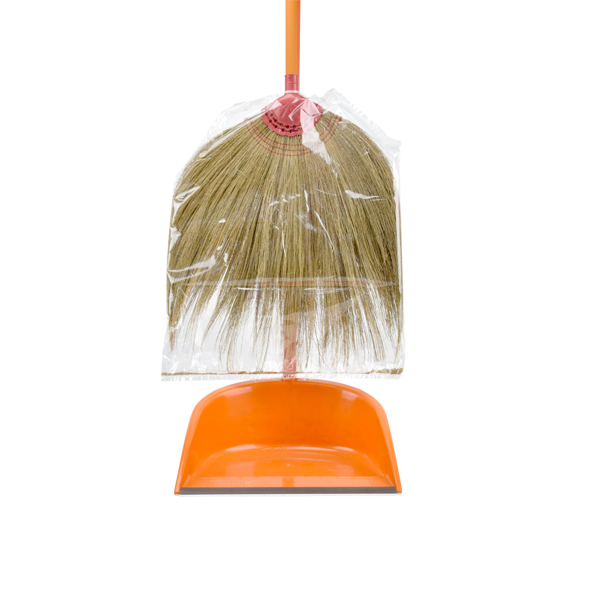ชุดโกยผงพร้อมไม้กวาดดอกหญ้า [MOP-097-1P]