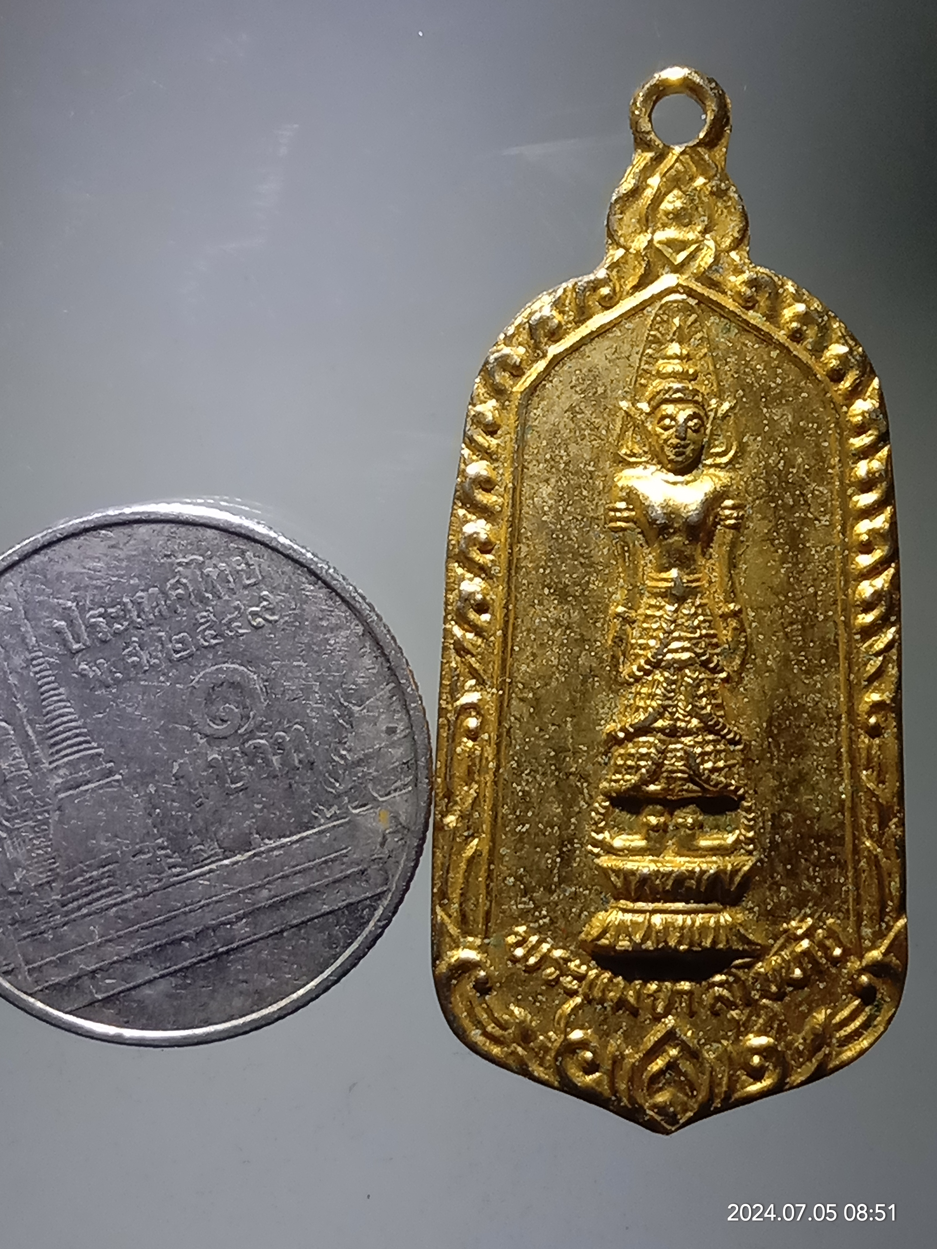 รหัสสินค้า เหรียญพระพุทธ 148 เหรียญกะไหล่ทอง พระแม่ย่าสุโขทัย สร้างปี 2539