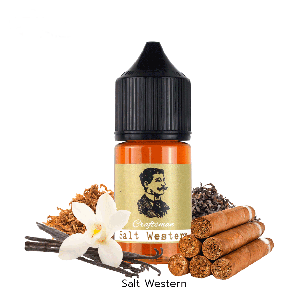 น้ำยาบุหรี่ไฟฟ้า CRAFTMAN SALT WESTERN 30ml Nic 35