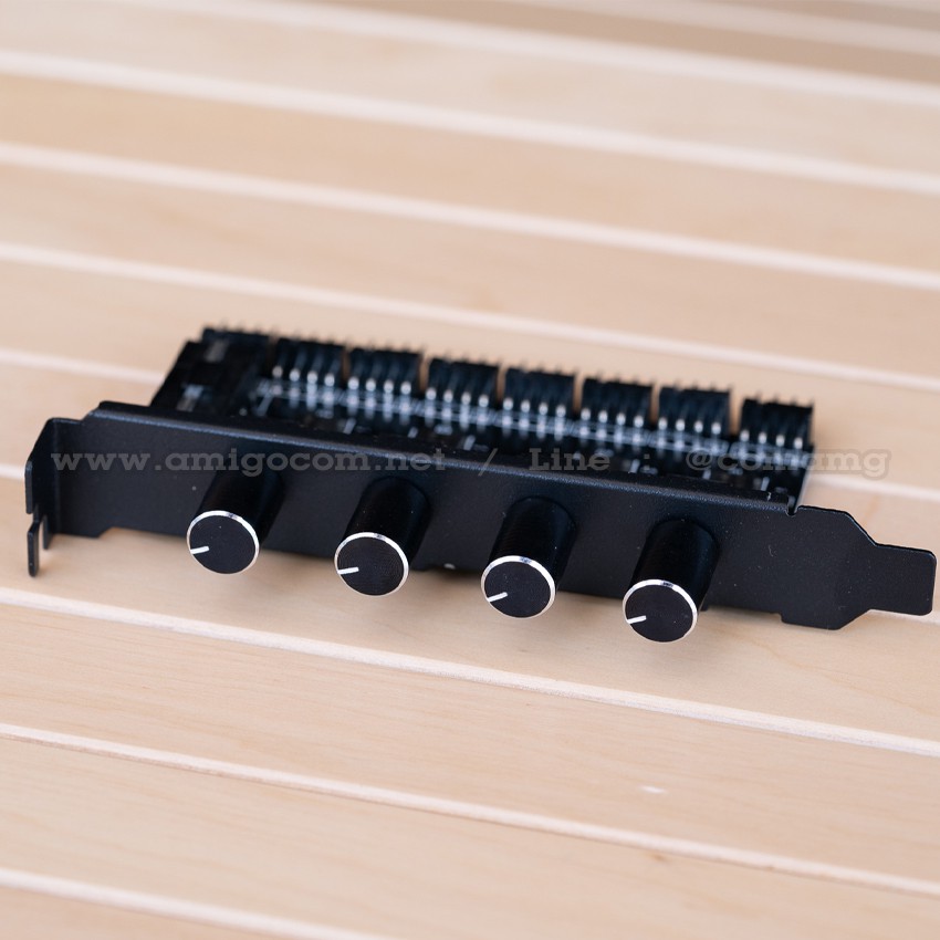 ปรับรอบพัดลม 4chanel 8ช่องพัดลม Molex