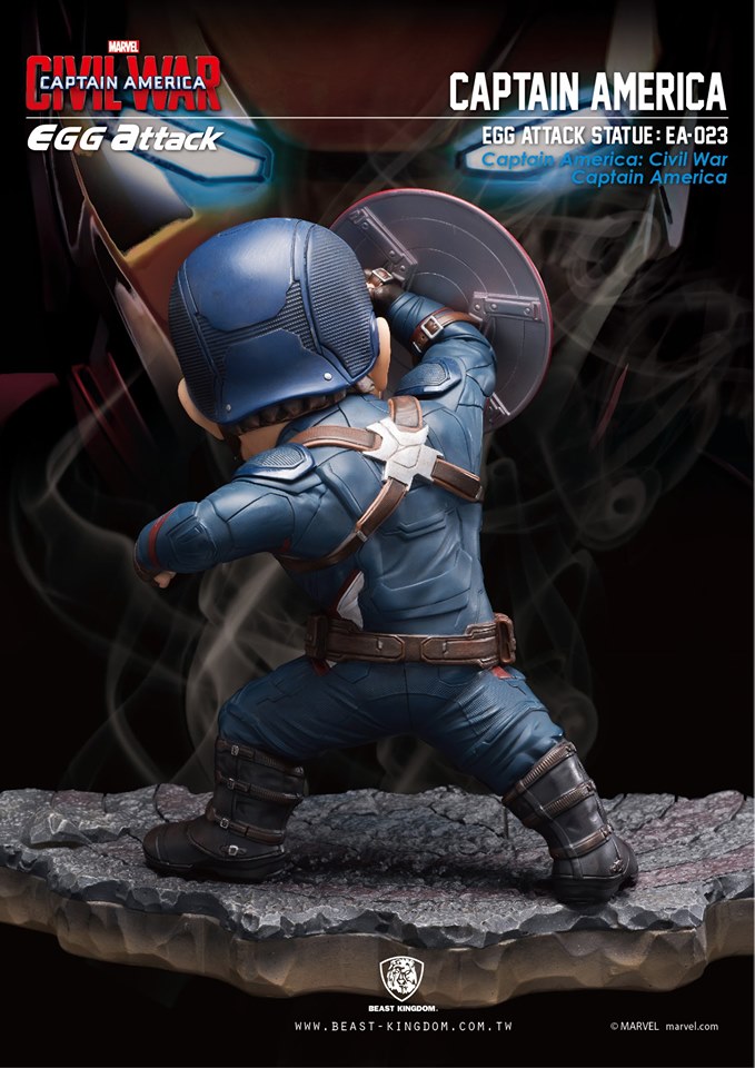 เปิดรับPreorder มัดจำ 3000 บาท EA025 Captain America vs Iron Man MK46: Civil War (Egg Attack)