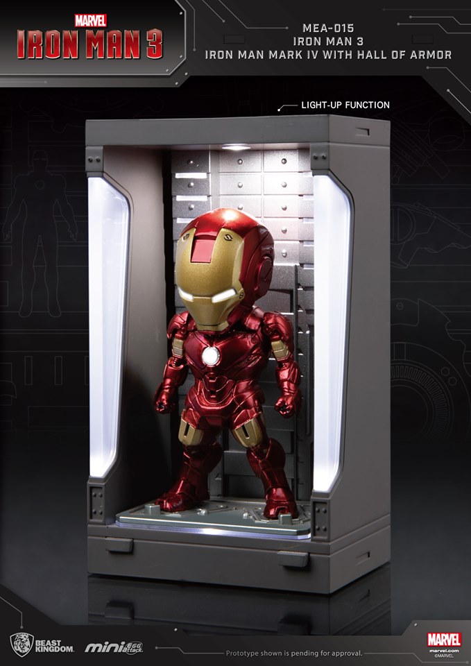 เปิดรับPreorder มัดจำ 2100 บาท MEA015 Iron Man with Hall of Armor: Iron Man 3 (Mini)