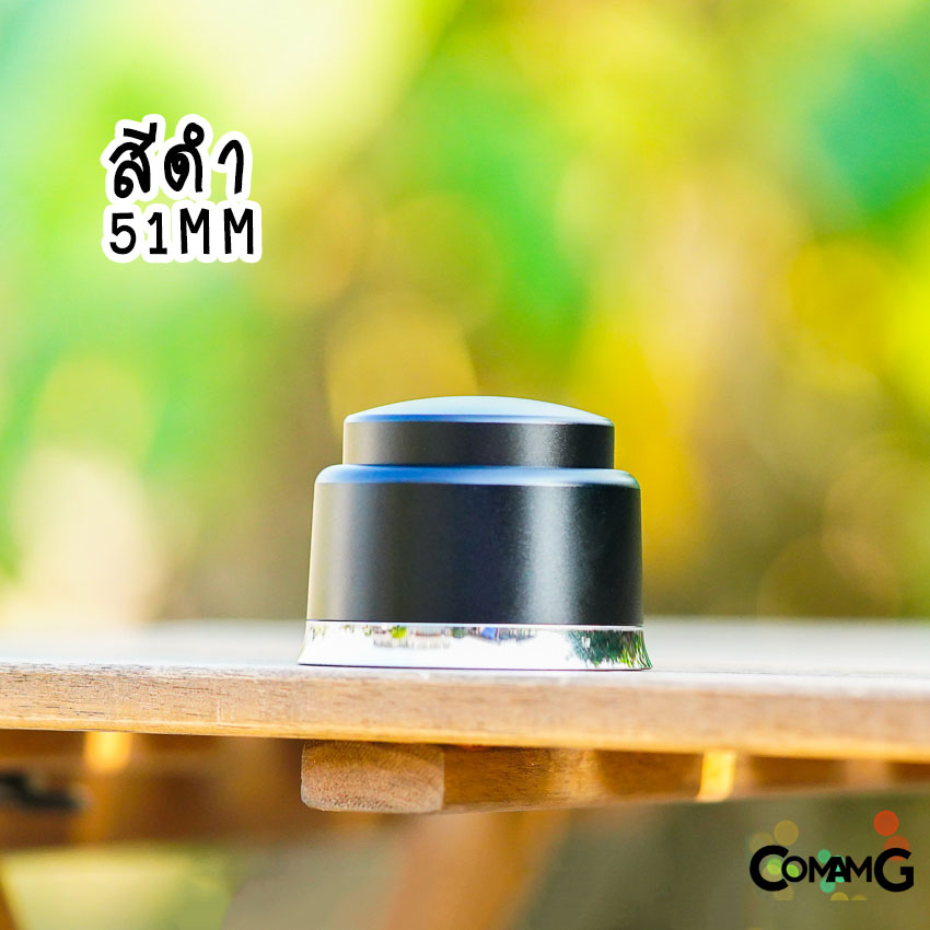 แทมเปอร์กดกาแฟสปริง แบบหน้าเรียบ สแตนเลส หน้า51mm 53mm 58mm