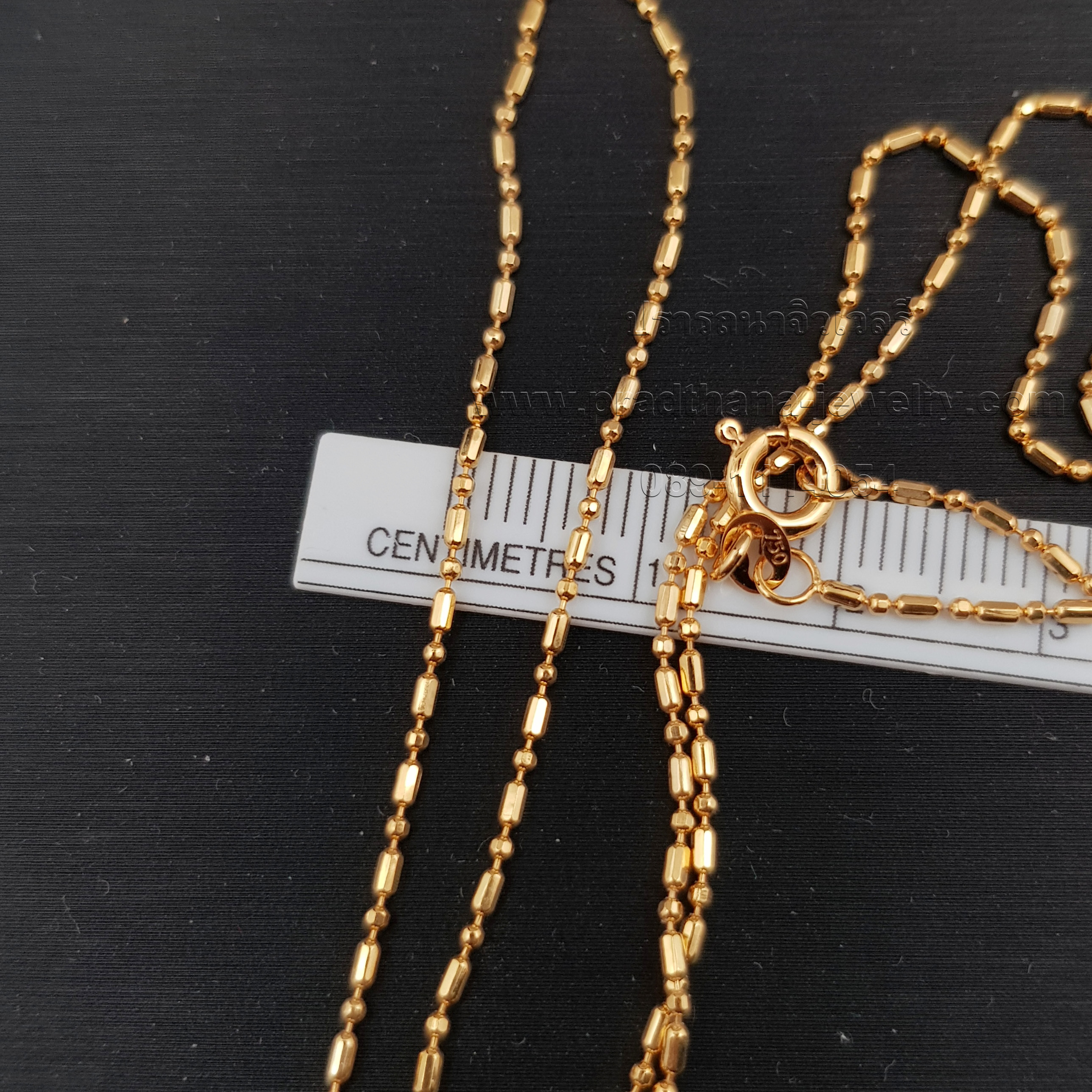 สร้อยคอลายไข่ปลาสั้นยาว **ขายแล้ว**