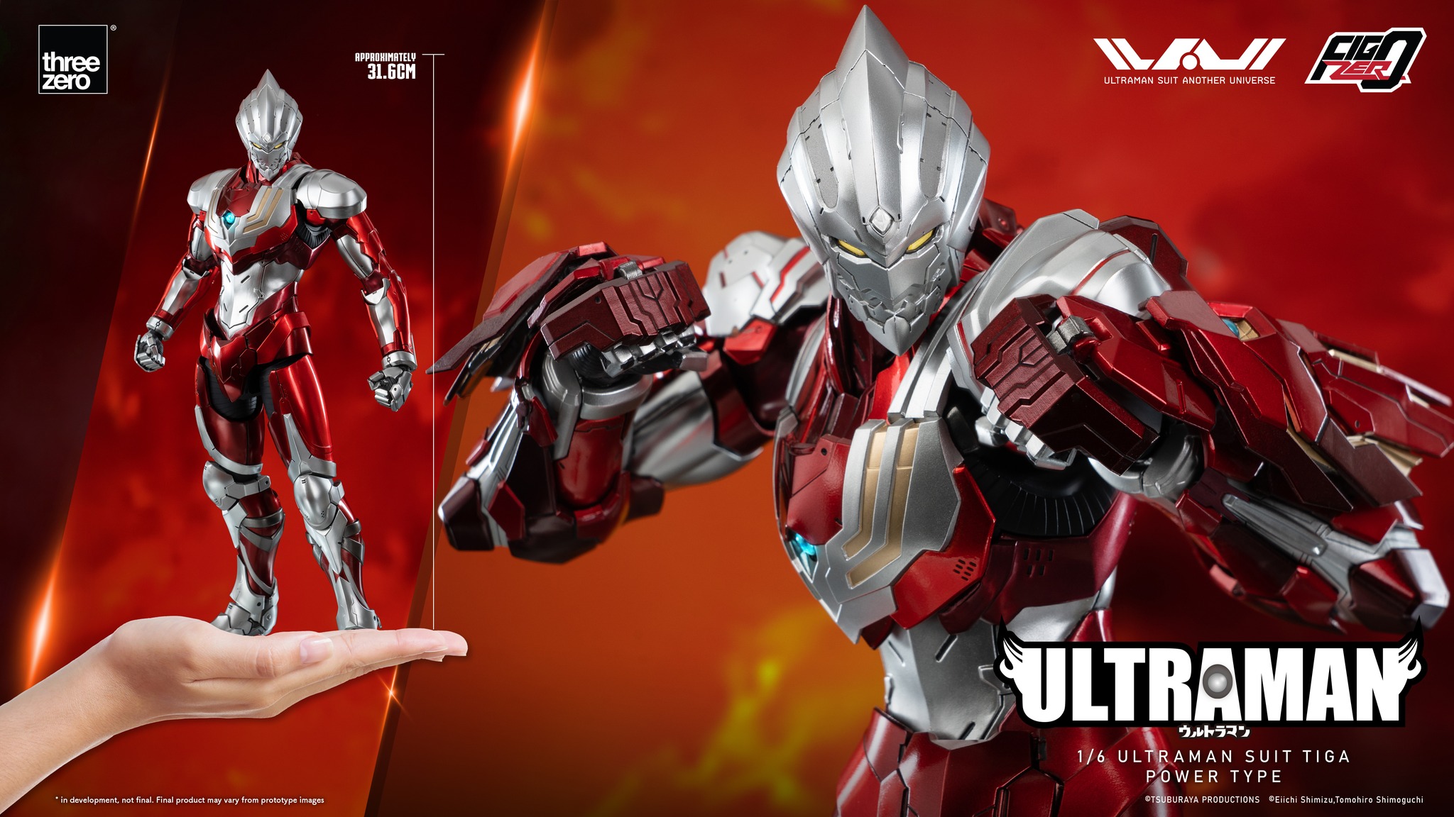<preorder ปิดรับวันที่ 11/2/2023> เปิดรับPreorder มัดจำ 2100 บาทthreeZero x ULTRAMAN Ultraman Suit TIGA Power TYPE