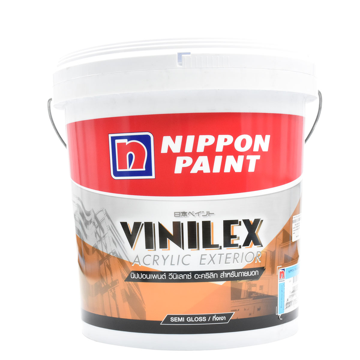 NIPPON PAINT วินีเล็กซ์ อะคริลิก ภายนอก ชนิดกึ่งเงา ซีซี เบสเอ
