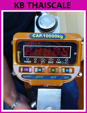 ตาชั่งแขวนดิจิตอล10ตัน ตาชั่งแขวน10000kg เครื่องชั่งดิจิตอลแขวน10ตัน เครื่องชั่งแบบแขวน10000kg เครื่องชั่งแขวน10000kg ละเอียด5kg ZEPPER SCALE OCS-XZ 10T/5kg(ผ่านการตรวจรับรองจากสำนัก ชั่ง ตวง วัด)