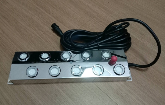 เครื่องทำหมอกอัลตร้าโซนิค 10 หัว สเปรย์อัลตราโซนิกเครื่องพ่นหมอก เหมาะสำหรับใช้ในสระน้ำสวนและหิน การทำความชื้น ใช้ตกแต่ง