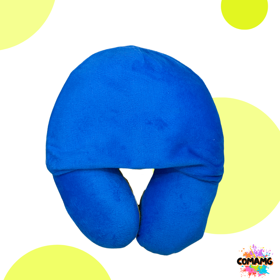 Donald Duck หมอนรองคอ แบบมีหมวก โดนัลด์ดั๊ก เดซี่ดั๊ก รุ่นลายทาง (Daisy) ลิขสิทธิ์แท้