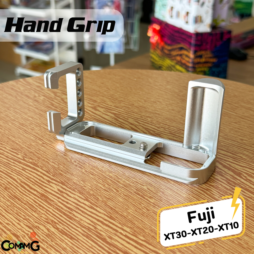 Hand Grip L-Plate สำหรับ Fuji XT30 XT20 XT10 แบบ3ร่องนิ้ว Camera Grip เพิ่มความกระชับในการจับถือ
