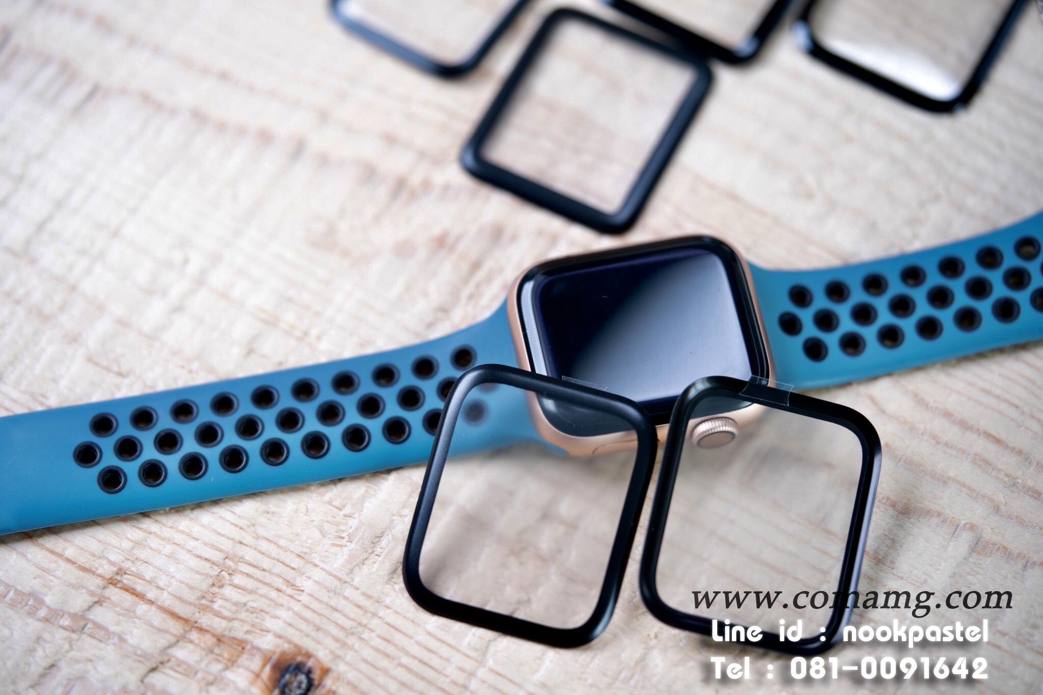 ฟิลม์TPU ลงโค้ง สำหรับsmart watch ขนาด38/42/40/44/41/45mm แบบด้าน-แบบใส พร้อมส่ง