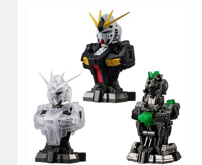 <Preorderปิดรับวันที่ 7/3/2023 >เปิดรับPreorder มีค่ามัดจำ 100 บาท MOBILE SUIT GUNDAM MS MECHANICAL BUST 01 νGUNDAM sot of 3