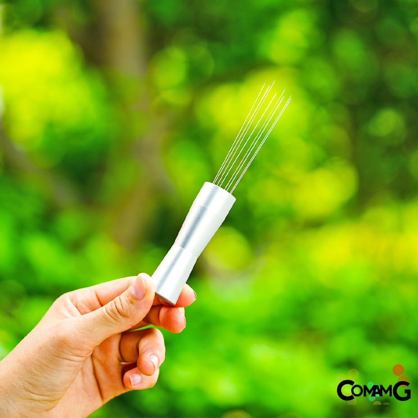 เข็มเกลี่ยผงกาแฟ ที่เขี่ยผงกาแฟ cloth powder needle