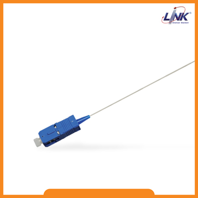 UFP960S01-01 SC Pigtail Fiber Optic, SM/OS2 Simplex, (900 μm Buffer)/UPC, Length 1 m.