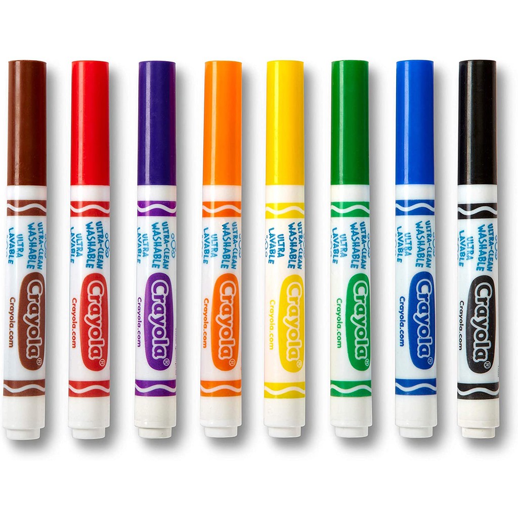 สีเมจิก Crayola Ultra Clean Washable Markers สีล้างออกได้