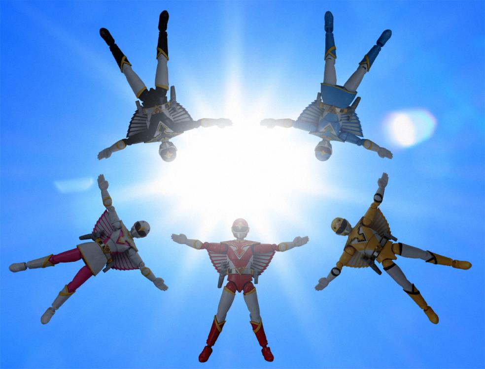 <Preorderภึง 15/10/2023>เปิดรับPreorder มัดจำ 300 บาท SHODO SUPER CHOUJIN SENTAI JETMAN W/O RAMUNE