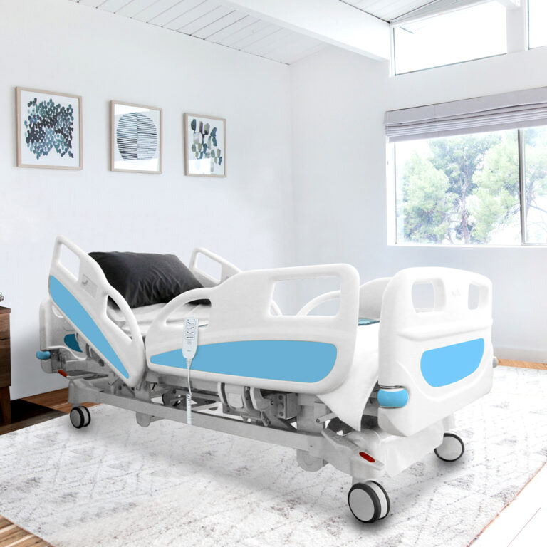 ชุดเตียงผู้ป่วยปรับไฟฟ้า GS-828 ราวกั้นปีกนกยาว (มาพร้อมรีโมทฝังปีกและรีโมทมีสาย) มีแบตเตอรี่สำรองไฟ + พร้อมที่นอนเพื่อสุขภาพ MEMORY FOAM + ชุดผ้าปูที่นอน + ผ้ายางกันเปื้อน