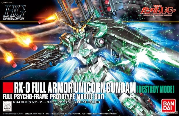 HGUC178 Full Armor Unicorn Gundam Destroy Mode