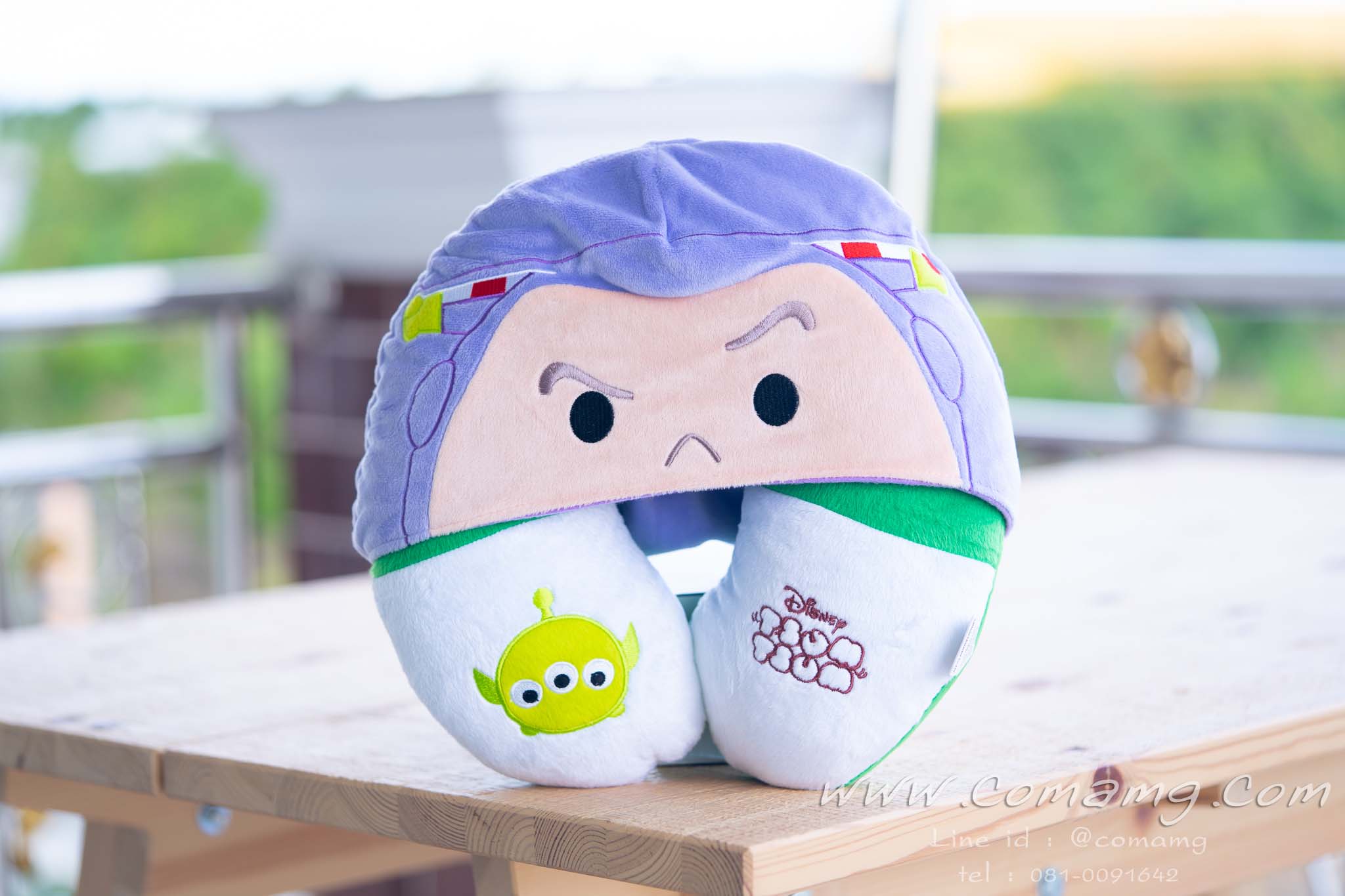 หมอนรองคอมีหมวก บัสไลท์เยียร์&เอเลี่ยน3ตา (ในเรื่องToy story )