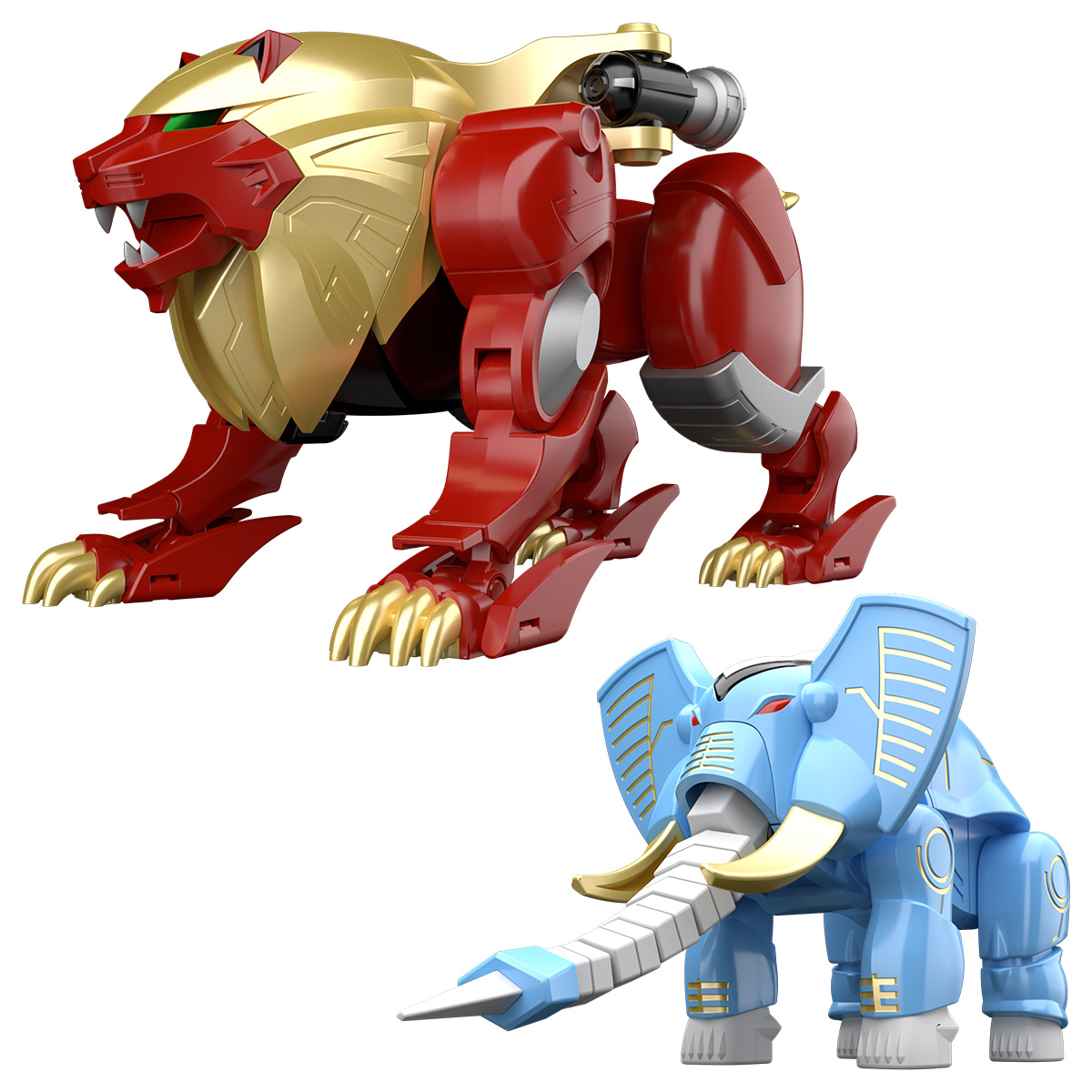 <Preorderถึง29/3/2022 > 🔔เปิดรับPreorder มัดจำ200 บาท SMP [SHOKUGAN MODELING PROJECT] HYAKUJU GATTAI GAOLION & GAOELEPHANT W/O RAMUNE