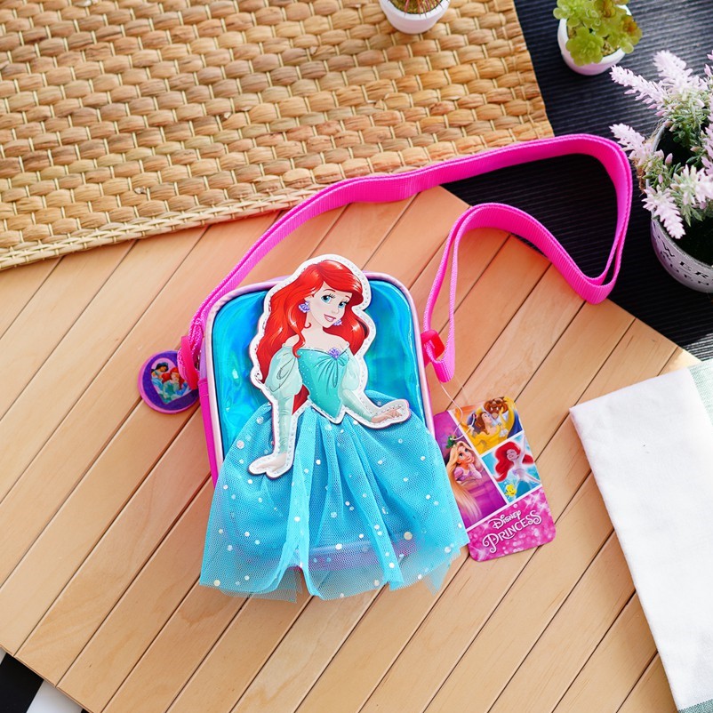กระเป๋าสะพายข้างเจ้าหญิง กระเป๋าเด็กผู้หญิง ลายลิขสิทธิ์แท้