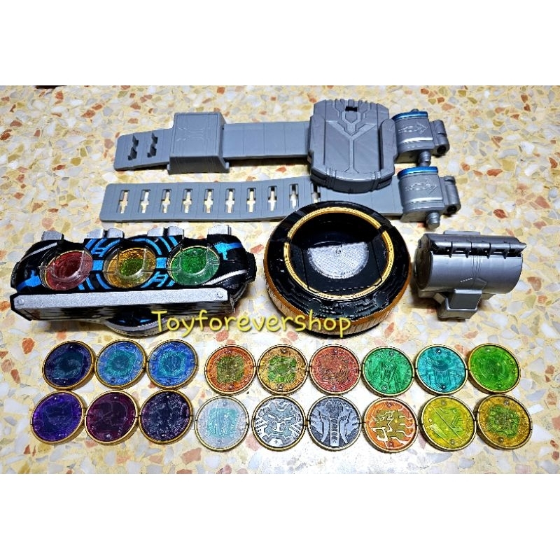 Dx Rider ooo Driver เข็มขัดโอส เหรียญโอสเหล็ก