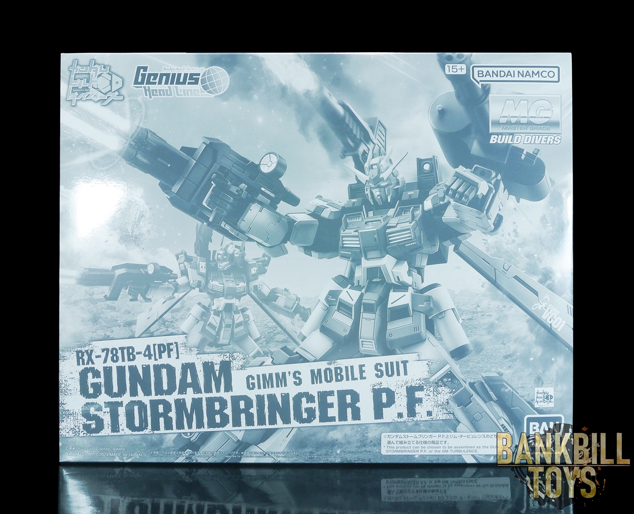 กันดั้ม Bandai Spirits Gunpla Premium Bandai Hobby Online Shop Limited MG 1/100 RX-78TB-4[PF] Gundam Stormbringer P.F. (Phantom Fang)