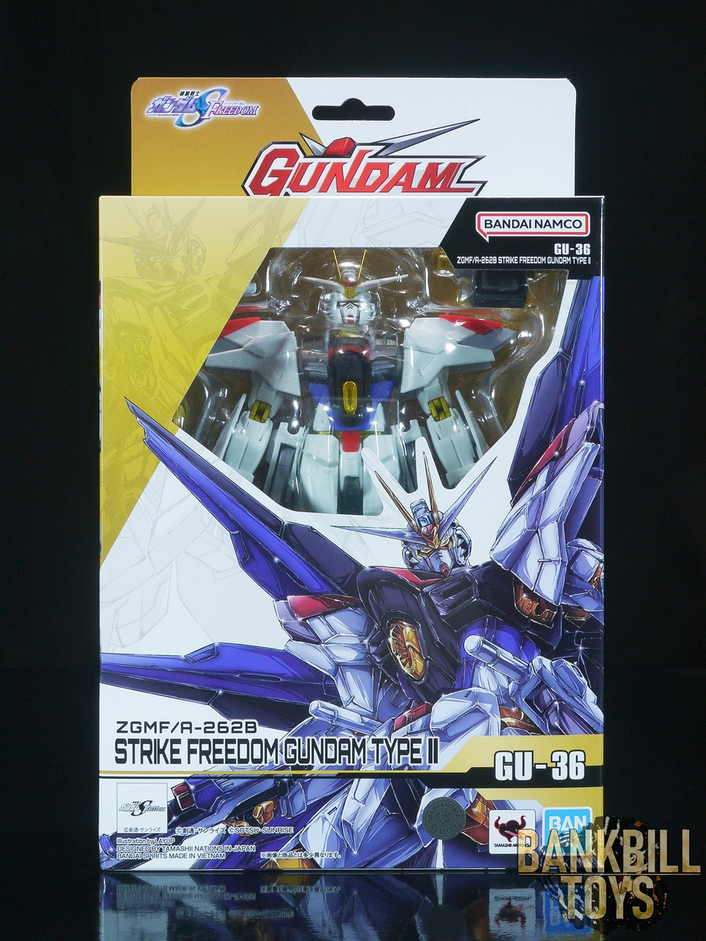 กันดั้ม Bandai Spirits Gundam Universe GU-36 ZGMF/A-262B Strike Freedom Gundam Type II