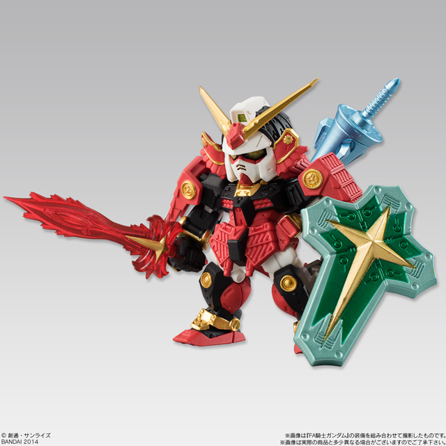 กันดั้ม Bandai Candy Toy FW Gundam Converge EX05 Musha Gundam