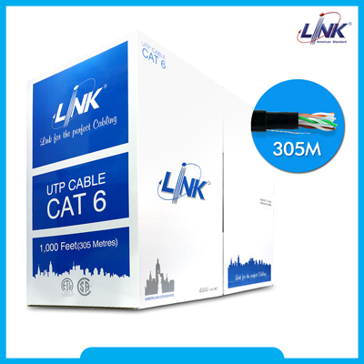 CAT 6 UTP, PE OUTDOOR w/Cross Filler, 23 AWG (Double Jacket)