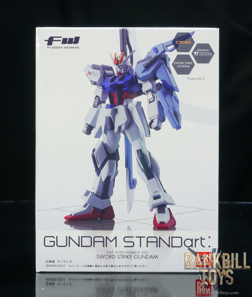 กันดั้ม Bandai Candy Toy FW Gundam STANDart: 15 No.056 GAT-X105+AQM/E-X02 Sword Strike Gundam